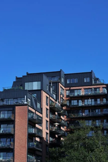 Immeuble résidentiel multilogements moderne